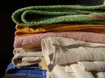 "Tower of Towels" by Erich Ferdinand, Creative Commons BY 2.0, https://flic.kr/p/JREaL